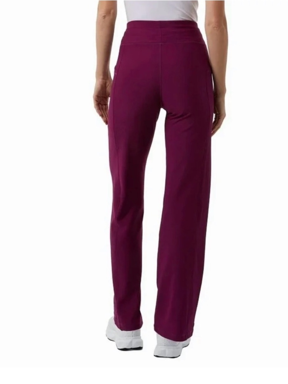 📣 Pre-owned, Firm Price32 Degrees Women's Medium Bootcut Track Pants - Plum - Picture 3 of 5